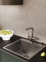Смеситель для кухни Emar Steel ЕС - 7026 Satin