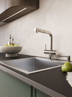 Смеситель для кухни Emar Steel ЕС - 7026 Satin