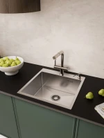 Смеситель для кухни Emar Steel ЕС - 7026 Satin