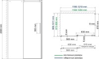 Душевой уголок Wasserkraft Alme 15R10 120x100 см