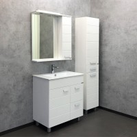 Зеркало Comforty Модена 75 матовое белое