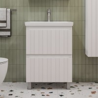 Тумба с раковиной Vigo Finlay 60 белая