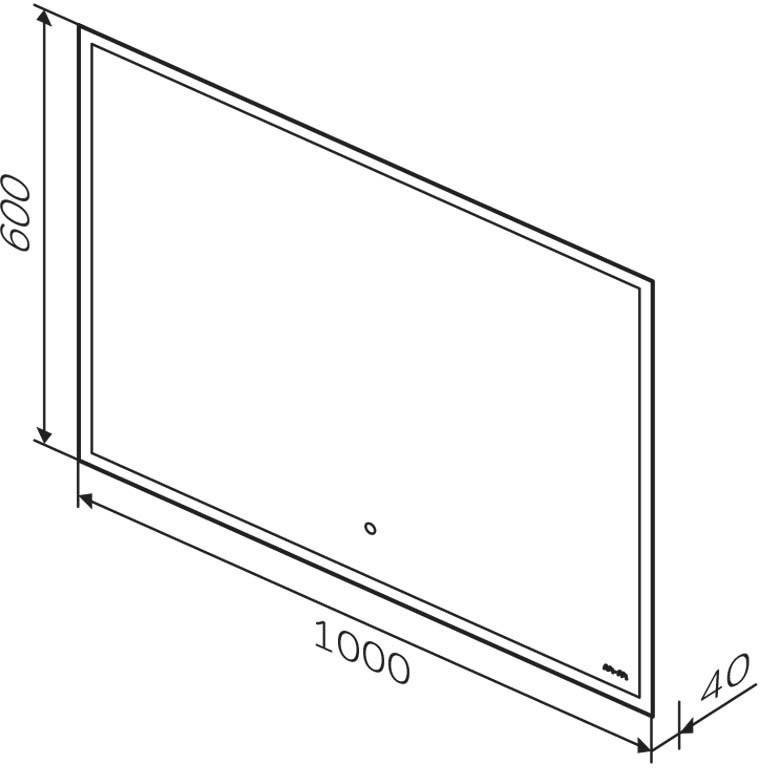 Зеркало AM.PM Spirit V2.0 100 подсветкой