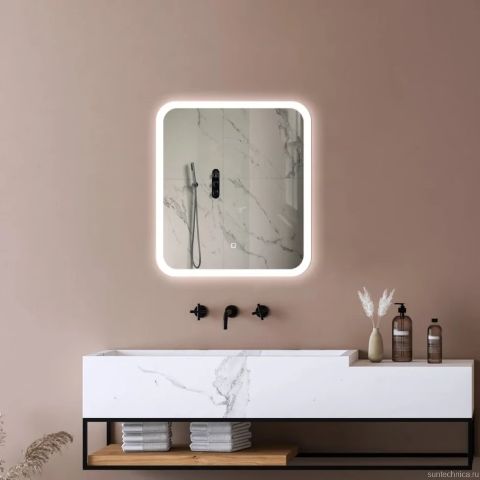 Зеркало Mixline Стив 60x70, с подсветкой