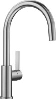 Комплект Мойка Blanco Subline 340/160-U антрацит, левая + Смеситель Candor 523120