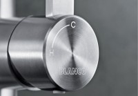 Комплект Мойка Blanco Subline 340/160-U антрацит, левая + Смеситель Candor 523120
