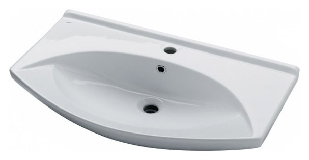 Тумба с раковиной Bellezza Лагуна 85 белая