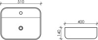 Накладная раковина Ceramicanova Element CN5015