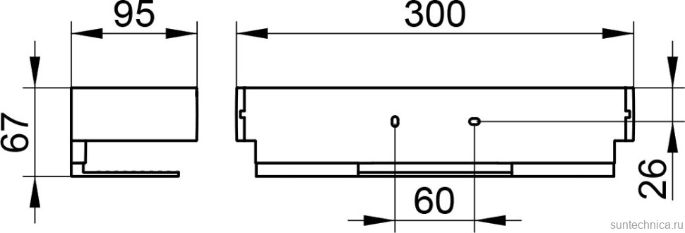 Полка Keuco Edition 11 11158 красное золото шлифованное, алюминий серебристый анодированный