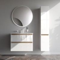 Тумба с раковиной AM.PM X-Joy 80, подвесная, белый глянец