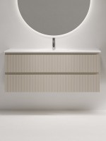 Тумба с раковиной Sancos Snob R 120 Beige Soft, раковина CN7028