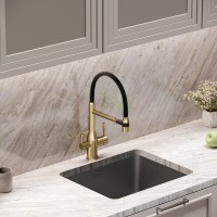 Смеситель для кухни Sancos Garda SC4009BG с гибким изливом, брашированное золото