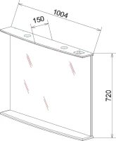 Мебель для ванной комнаты Sanflor Софи 105 Мебель для ванной комнаты Sanflor Софи 105