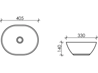 Накладная раковина Ceramicanova Element CN6016