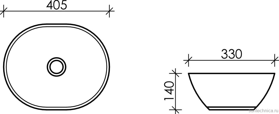 Накладная раковина Ceramicanova Element CN6016