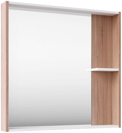 Зеркало ASB-Mebel Адель 80 дуб сонома