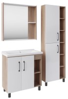 Зеркало ASB-Mebel Адель 80 дуб сонома