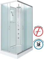Душевая кабина Niagara Classic NG-43285-14QBKTG 120х80 см, без крыши, с гидромассажем и тропическим душем
