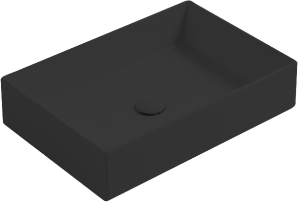 Накладная раковина Simas Agile AG60 nero matt черная матовая