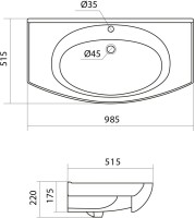 Тумба с раковиной ASB-Mebel Мессина 100 с дверками Тумба с раковиной ASB-Mebel Мессина 100 с дверками