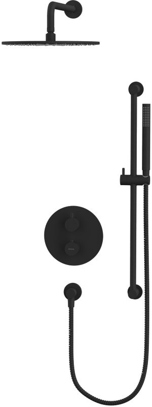 Душевой комплект WHITECROSS Y YSET09BL С ВНУТРЕННЕЙ ЧАСТЬЮ, черный