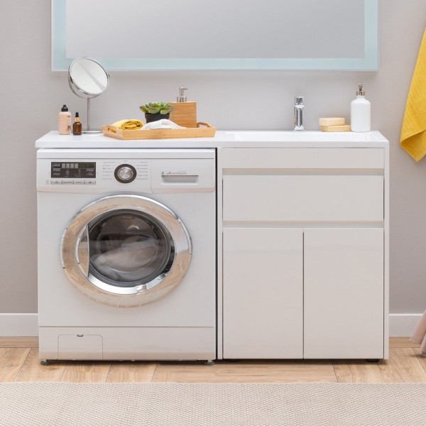 Тумба с раковиной Aquanet Токио 68 1 ящик, 2 двери R