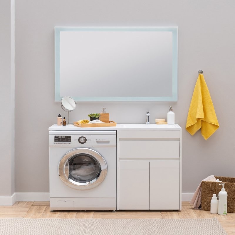 Тумба с раковиной Aquanet Токио 68 1 ящик, 2 двери R
