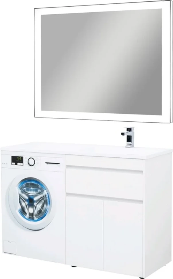 Тумба с раковиной Aquanet Токио 68 1 ящик, 2 двери R