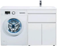 Тумба с раковиной Aquanet Токио 68 1 ящик, 2 двери R