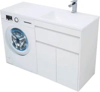 Тумба с раковиной Aquanet Токио 68 1 ящик, 2 двери R