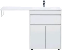 Тумба с раковиной Aquanet Токио 68 1 ящик, 2 двери R