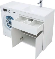 Тумба с раковиной Aquanet Токио 68 1 ящик, 2 двери R