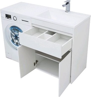 Тумба с раковиной Aquanet Токио 68 1 ящик, 2 двери R