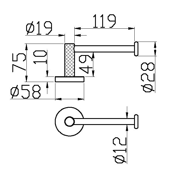 Держатель для туалетной бумаги Boheme Uno 10985-BRB brushed bronze