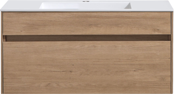 Тумба под раковину Vincea Chiara 100, подвесная, натуральный дуб