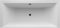 Акриловая ванна Jacob Delafon Evok 180x80 см, встраиваемая, белая, с каркасом