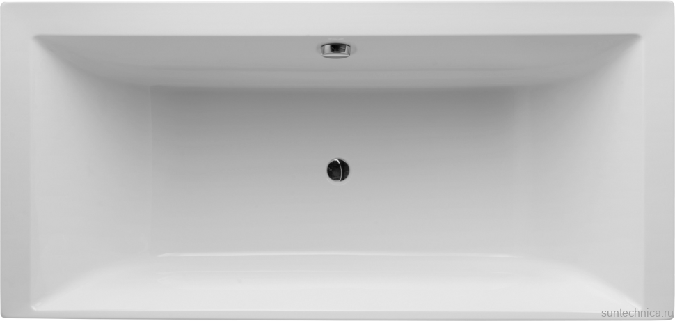 Акриловая ванна Jacob Delafon Evok 180x80 см, встраиваемая, белая, с каркасом