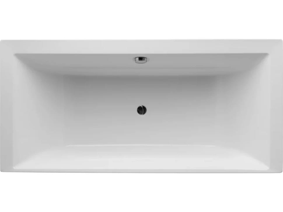 Акриловая ванна Jacob Delafon Evok 180x80 см, встраиваемая, белая, с каркасом