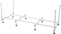 Акриловая ванна Jacob Delafon Evok 180x80 см, встраиваемая, белая, с каркасом