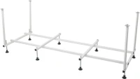 Акриловая ванна Jacob Delafon Evok 180x80 см, встраиваемая, белая, с каркасом