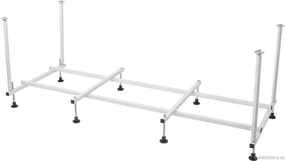 Акриловая ванна Jacob Delafon Evok 180x80 см, встраиваемая, белая, с каркасом