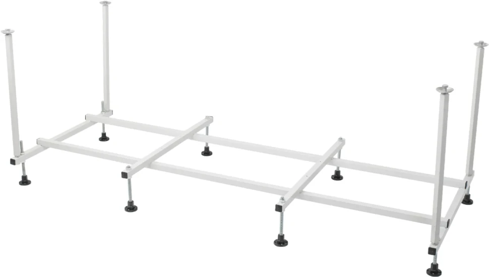 Акриловая ванна Jacob Delafon Evok 180x80 см, встраиваемая, белая, с каркасом