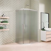 Душевой уголок Kubele DE018 RBG-MAT-MT 120х80