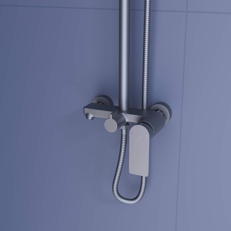 Душевая стойка RGW Shower Panels SP-27Gr серая