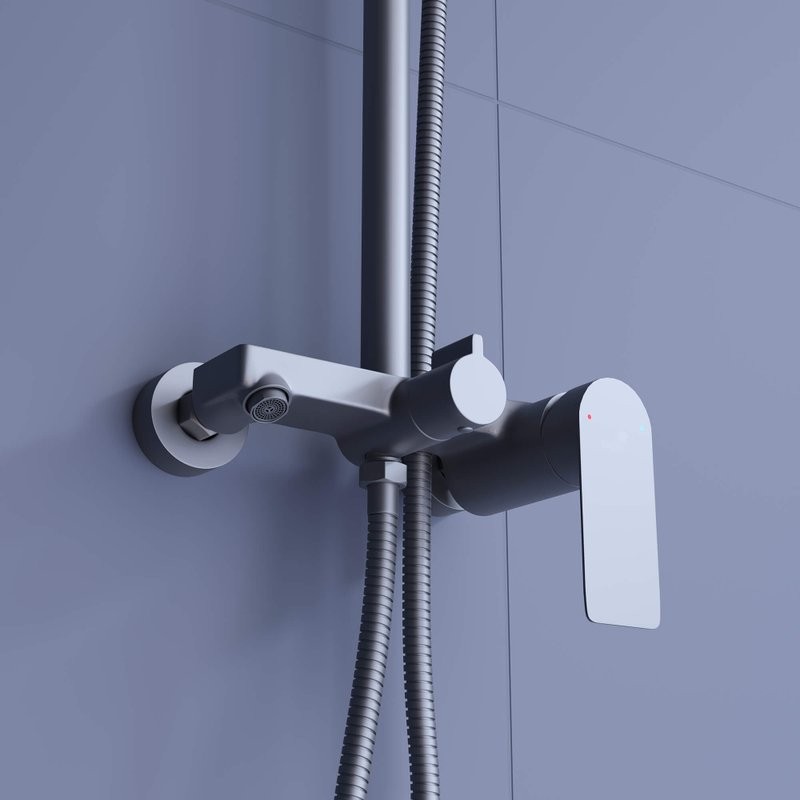 Душевая стойка RGW Shower Panels SP-27Gr серая