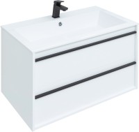 Мебель для ванной комнаты Aquanet Lino 90 белый матовый