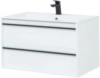 Мебель для ванной комнаты Aquanet Lino 90 белый матовый Мебель для ванной комнаты Aquanet Lino 90 белый матовый