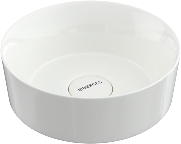 Накладная раковина Berges Mascon 38, глянцевая белая