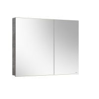 Зеркало-шкаф Belux Стокгольм 90 бетон чикаго светло-серый