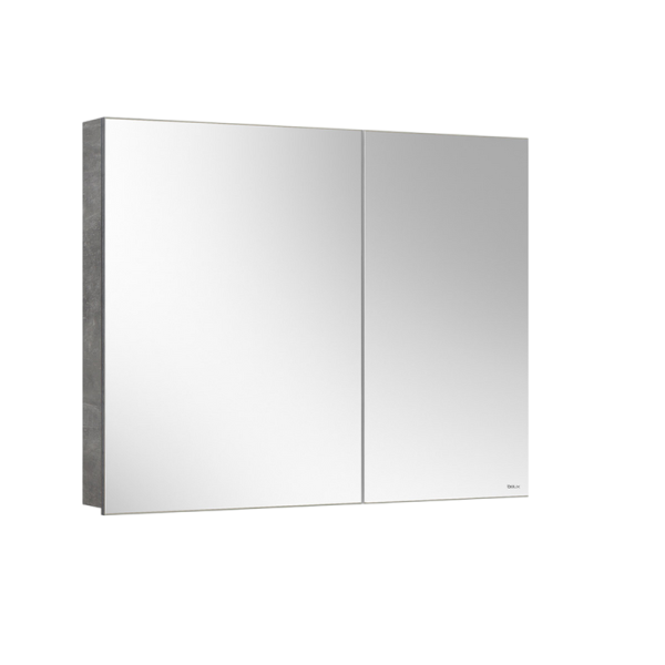 Зеркало-шкаф Belux Стокгольм 90 бетон чикаго светло-серый